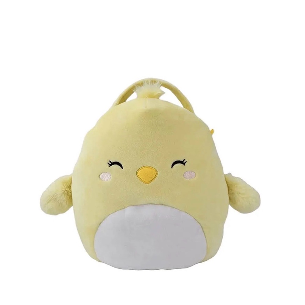Squishmallows Ivanna the Chick Easter Basket Plush Toy